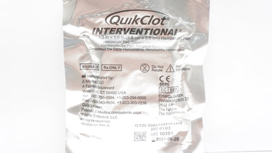 Z-Medica 0183 QuikClot Interventional 1.5inch x 1.5inch (x)